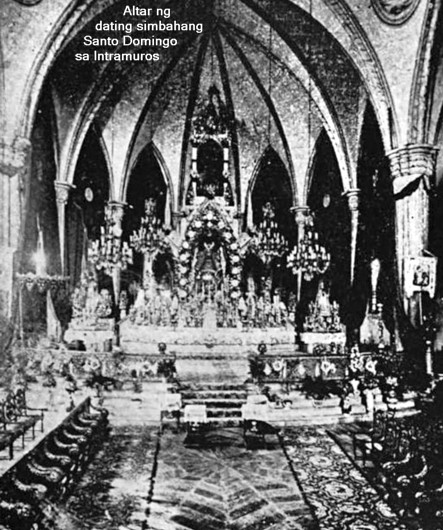 Sto Domingo altar